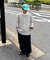 オーバーサイズマルチボーダーロンTee