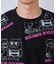 【SOUNDS GOOOOD】モンスター総柄ワッフルプリントロンTEE