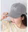 【KIDS】後ろ紐リボンチェックロゴCAP