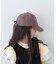 【KIDS】後ろ紐リボンチェックロゴCAP