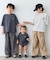【KIDS/親子お揃い可能】KIDSおじさんワッフルTEE