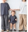 【KIDS/親子お揃い可能】KIDSおじさんワッフルTEE