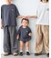 【BABY/親子・兄妹お揃い可能】おじさんワッフルロンパース