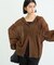 ∴【体型カバーも叶う】シアーフーディーブラウス