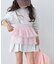 【KIDS】レイヤードチュールミニスカート/WEB限定カラーあり