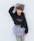 【KIDS】レイヤードチュールミニスカート/WEB限定カラーあり