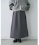 ∴【2サイズ展開】ドットフロッキーツイルナロースカート