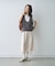 ∴深Uメランジスパンコールラメニットベスト