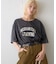 ∴アシッドウォッシュカレッジロゴオーバーTee