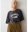 ∴アシッドウォッシュカレッジロゴオーバーTee