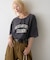∴アシッドウォッシュカレッジロゴオーバーTee