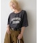 ∴アシッドウォッシュカレッジロゴオーバーTee