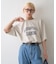 ∴アシッドウォッシュカレッジロゴオーバーTee