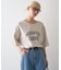 ∴アシッドウォッシュカレッジロゴオーバーTee