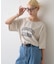 ∴アシッドウォッシュカレッジロゴオーバーTee