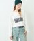 ∴シアー裏毛裾ラウンドフォトTee