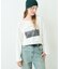 ∴シアー裏毛裾ラウンドフォトTee