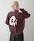 ニュアンス柄プリント2WAYワッフルロンTEE