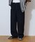 ストレッチカルゼテーパードパンツ