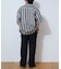 ストレッチカルゼテーパードパンツ
