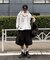 【UNISEX】製品染めダンボールジップパーカー/WEB限定カラーあり