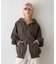 【UNISEX】製品染めダンボールジップパーカー/WEB限定カラーあり