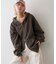 【UNISEX】製品染めダンボールジップパーカー/WEB限定カラーあり
