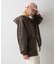 【UNISEX】製品染めダンボールジップパーカー/WEB限定カラーあり