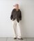 【UNISEX】製品染めダンボールジップパーカー/WEB限定カラーあり