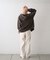 【UNISEX】製品染めダンボールジップパーカー/WEB限定カラーあり