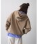 【UNISEX】製品染めダンボールジップパーカー/WEB限定カラーあり