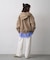 【UNISEX】製品染めダンボールジップパーカー/WEB限定カラーあり