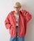 【UNISEX】製品染めダンボールジップパーカー/WEB限定カラーあり