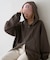 【UNISEX】製品染めダンボールジップパーカー/WEB限定カラーあり