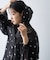 ∴花柄刺繍シアーフーディーブラウス