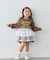 【KIDS/ZOZO限定カラーあり】らくがき風フロッキーロゴミニワンピチュニック