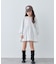 【KIDS/ZOZO限定カラーあり】らくがき風フロッキーロゴミニワンピチュニック