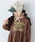【KIDS/ZOZO限定カラーあり】らくがき風フロッキーロゴミニワンピチュニック