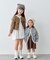【KIDS/ZOZO限定カラーあり】らくがき風フロッキーロゴミニワンピチュニック