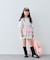 【KIDS/ZOZO限定カラーあり】らくがき風フロッキーロゴミニワンピチュニック