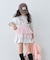 【KIDS/ZOZO限定カラーあり】らくがき風フロッキーロゴミニワンピチュニック