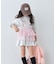 【KIDS/ZOZO限定カラーあり】らくがき風フロッキーロゴミニワンピチュニック