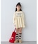 【KIDS/ZOZO限定カラーあり】らくがき風フロッキーロゴミニワンピチュニック