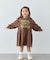 【KIDS/ZOZO限定カラーあり】らくがき風フロッキーロゴミニワンピチュニック