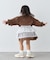 【KIDS/ZOZO限定カラーあり】らくがき風フロッキーロゴミニワンピチュニック