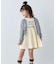 【KIDS/ZOZO限定カラーあり】らくがき風フロッキーロゴミニワンピチュニック