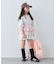 【KIDS/ZOZO限定カラーあり】らくがき風フロッキーロゴミニワンピチュニック