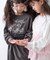 【KIDS/ZOZO限定カラーあり】らくがき風フロッキーロゴミニワンピチュニック