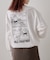 【DOG＆OJISAN】ワンポイント刺繍ロンTEE