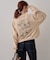 【DOG＆OJISAN】ワンポイント刺繍ロンTEE